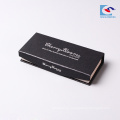 wholesale black silver stamping mink eyelash box packaging custom logo magnetic cardboard